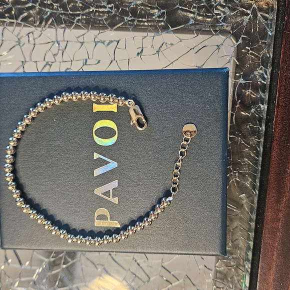 Pavoi Jewelry - Gold Plate Bead Bracelet